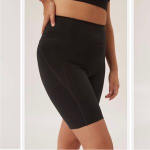 Girlfriend high rise biker shorts